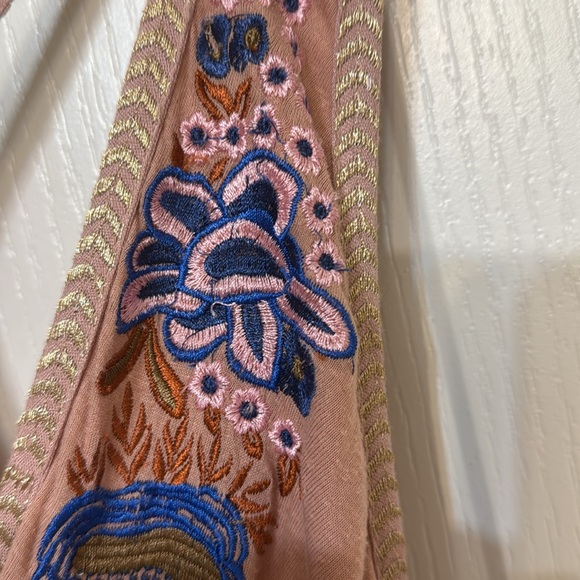 🌺Free people 🌺Embroidered Tan Sleeveless Top - Picture 15 of 17